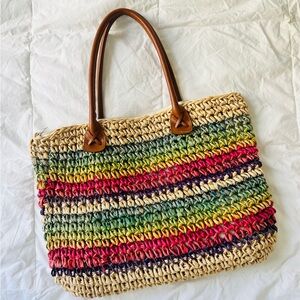 Vintage woven summer bag